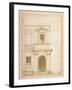 The Facade of Giulio Romano's House in Rome-null-Framed Giclee Print