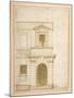 The Facade of Giulio Romano's House in Rome-null-Mounted Giclee Print