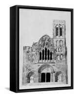 The Facade of La Madeleine De Vezelay-Eugène Viollet-le-Duc-Framed Stretched Canvas