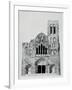 The Facade of La Madeleine De Vezelay-Eugène Viollet-le-Duc-Framed Giclee Print