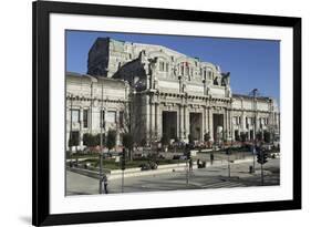 The Facade of Milan Central Railway Station (Milano Centrale)-Stuart Forster-Framed Photographic Print