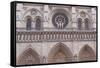 The Facade of Notre Dame De Paris Cathedral, Paris, France, Europe-Julian Elliott-Framed Stretched Canvas