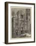 The Facade of the Duomo at Florence, Recently Restored-null-Framed Giclee Print