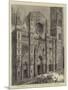 The Facade of the Duomo at Florence, Recently Restored-null-Mounted Giclee Print