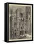 The Facade of the Duomo at Florence, Recently Restored-null-Framed Stretched Canvas