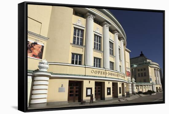 The Facade of the Estonian National Opera House-Stuart Forster-Framed Stretched Canvas