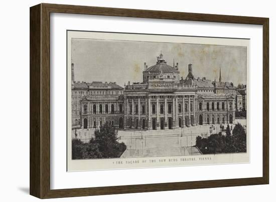 The Facade of the New Burg Theatre, Vienna-null-Framed Giclee Print