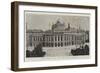 The Facade of the New Burg Theatre, Vienna-null-Framed Giclee Print