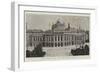 The Facade of the New Burg Theatre, Vienna-null-Framed Giclee Print
