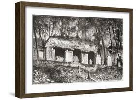 The Facade of the Palace at Palenque, Southern Mexico-null-Framed Giclee Print