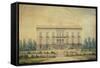 The Facade of Villa Floridiana in Naples-Antonio Niccolini-Framed Stretched Canvas