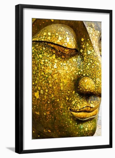 The Face of Buddha-Wasu Watcharadachaphong-Framed Photographic Print