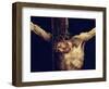 The Face of Christ, Detail from the Crucifixion from the Isenheim Altarpiece, circa 1512-16-Matthias Grünewald-Framed Premium Giclee Print