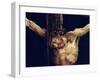 The Face of Christ, Detail from the Crucifixion from the Isenheim Altarpiece, circa 1512-16-Matthias Grünewald-Framed Giclee Print