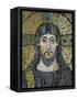 The Face of Christ-Byzantine School-Framed Stretched Canvas