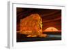 The Face of Modern Technology and Global Communication-null-Framed Premium Giclee Print