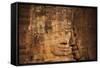 The faces on the Bayon temple at Angkor, UNESCO World Heritage Site, Siem Reap, Cambodia, Indochina-Alex Treadway-Framed Stretched Canvas