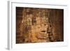 The faces on the Bayon temple at Angkor, UNESCO World Heritage Site, Siem Reap, Cambodia, Indochina-Alex Treadway-Framed Photographic Print