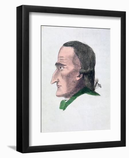The Facial Characteristics of a Miser, 1808-Athanasius Kircher-Framed Giclee Print