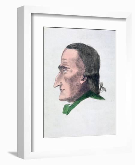 The Facial Characteristics of a Miser, 1808-Athanasius Kircher-Framed Giclee Print