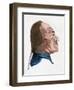 The Facial Characteristics of a Quick Tempered Person, 1808-Johann Kaspar Lavater-Framed Giclee Print