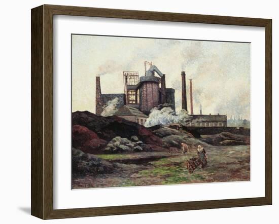 The Factory, 1898-Maximilien Luce-Framed Giclee Print