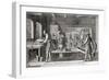 The Factory of Abraham Van Wylick Showing the Silk Industry in Amsterdam in the 17th Century-null-Framed Giclee Print