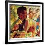 The Facts of Life - Saturday Evening Post "Leading Ladies", January 4, 1958 pg.21-Edwin Georgi-Framed Giclee Print