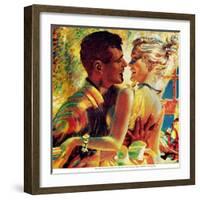 The Facts of Life - Saturday Evening Post "Leading Ladies", January 4, 1958 pg.21-Edwin Georgi-Framed Giclee Print