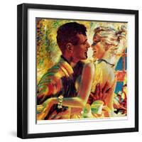 The Facts of Life - Saturday Evening Post "Leading Ladies", January 4, 1958 pg.21-Edwin Georgi-Framed Giclee Print