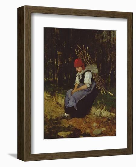 The Faggot Gatherer-Mihaly Munkacsy-Framed Giclee Print