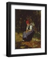 The Faggot Gatherer-Mihaly Munkacsy-Framed Giclee Print