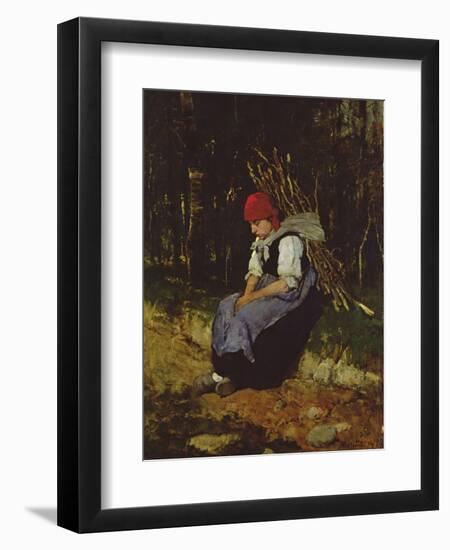 The Faggot Gatherer-Mihaly Munkacsy-Framed Giclee Print