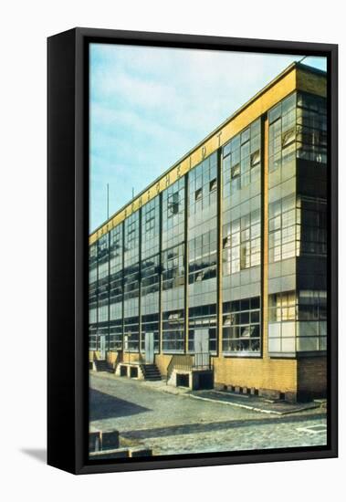 The Fagus Shoe Factory, designed by Walter Gropius-null-Framed Stretched Canvas