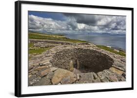 The Fahan group of beehive huts, on the southwest coast of the Dingle Peninsula, near Slea Head, Co-Nigel Hicks-Framed Photographic Print