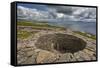 The Fahan group of beehive huts, on the southwest coast of the Dingle Peninsula, near Slea Head, Co-Nigel Hicks-Framed Stretched Canvas