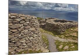 The Fahan group of beehive huts, on the southwest coast of the Dingle Peninsula, near Slea Head, Co-Nigel Hicks-Mounted Photographic Print