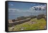 The Fahan group of beehive huts, on the southwest coast of the Dingle Peninsula, near Slea Head, Co-Nigel Hicks-Framed Stretched Canvas