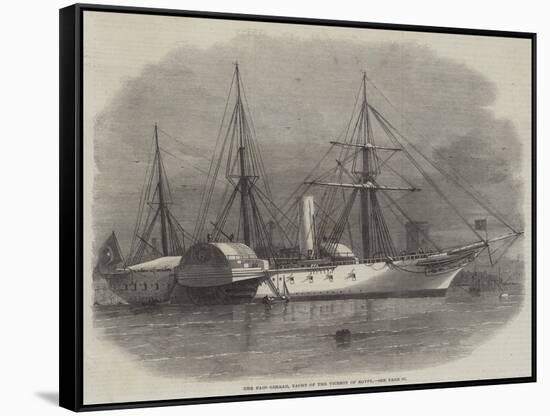 The Faid Gihaad, Yacht of the Viceroy of Egypt-Edwin Weedon-Framed Stretched Canvas