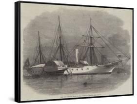 The Faid Gihaad, Yacht of the Viceroy of Egypt-Edwin Weedon-Framed Stretched Canvas