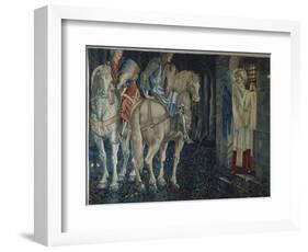 The Failure of Sir Gawain and Sir Ewain to Achieve the Holy Grail, 1893-95-Edward Burne-Jones-Framed Giclee Print