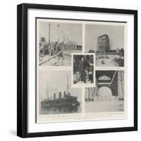 The Failure of the Comte De La Vaulx's Balloon Trip from Toulon to Algiers-null-Framed Giclee Print