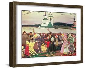 The Fair, 1906-Boris Kustodiyev-Framed Giclee Print