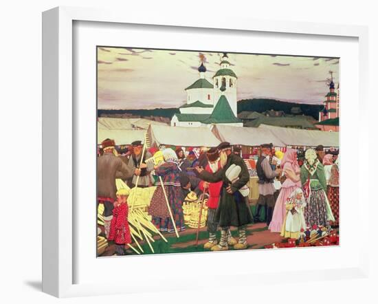 The Fair, 1906-Boris Kustodiyev-Framed Giclee Print