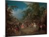 The fair at Bezons, c.1733-Jean-Baptiste Joseph Pater-Mounted Giclee Print