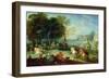 The Fair at Bezons-Francois Octavien-Framed Giclee Print