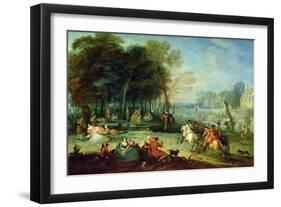 The Fair at Bezons-Francois Octavien-Framed Giclee Print