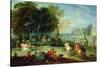 The Fair at Bezons-Francois Octavien-Stretched Canvas