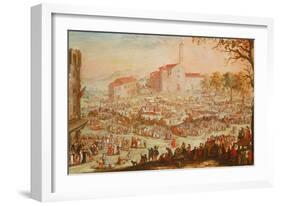 The Fair at Impruneta, 1638-Jacques Callot-Framed Giclee Print