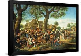 The Fair at Warmond-Jan Havicksz. Steen-Framed Giclee Print